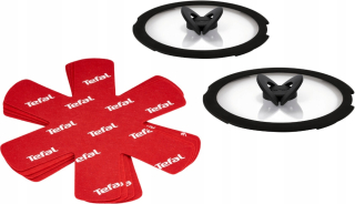 Súprava sklenných vek a filcových deliacich vložiek TEFAL Ingenio, 6 ks